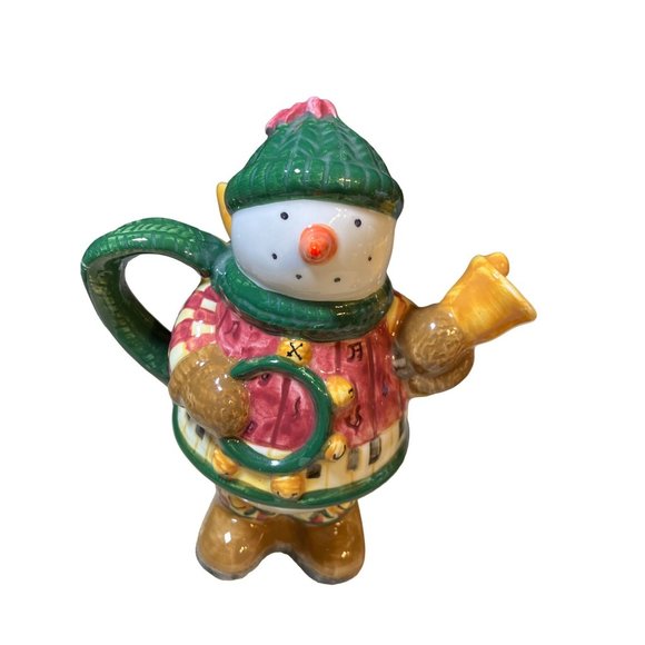 Debbie Mumm Sakura Snow Angel Village Sugar & Creamer 2000-2001 Christmas - Picture 3 of 13